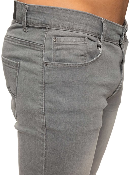 Enzo Heren Slim Stretch Denim Jeans - Image 4